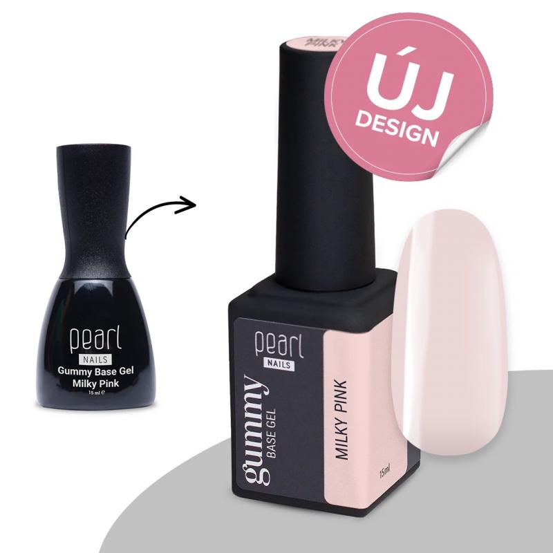 Pearl Nails Gummy Base Gel - Milky Pink - 15ml