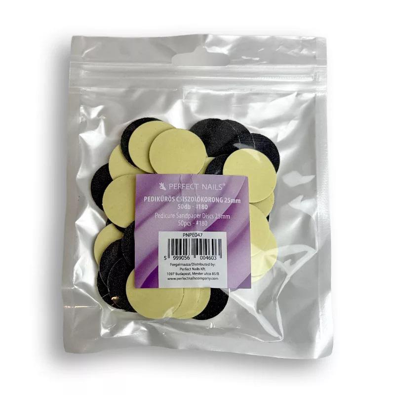 Pedikűrös Csiszolókorong 25mm 50db - #180