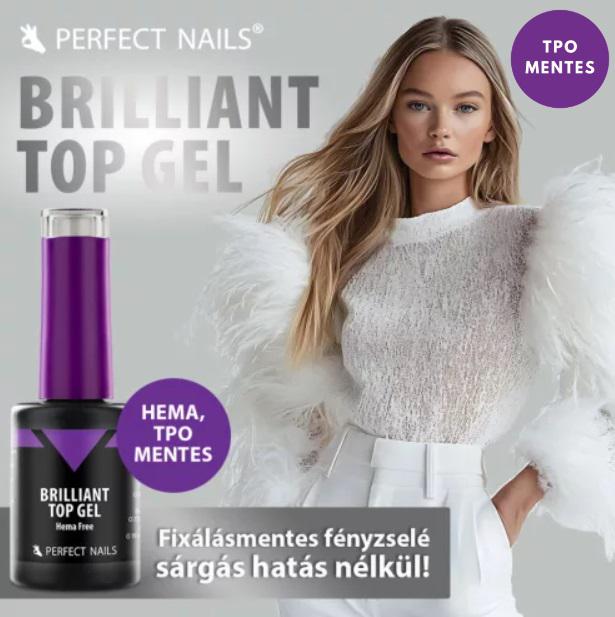 Perfect Nails Brilliant Top Gel - Hema Mentes Fényzselé 15ml