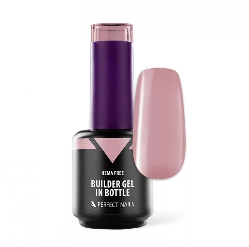 Perfect Nails Builder Gel in Bottle - Színezett üveges építőzselé 15ml - HEMA FREE - Cover Pink