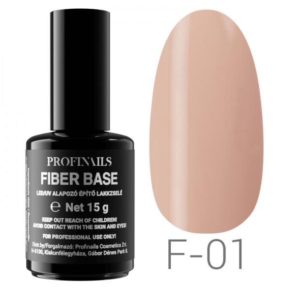 Profinails Fiber Base LED/UV alapozó építõzselé 15 g F-01