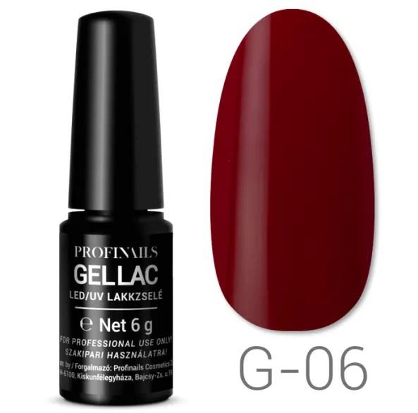 Profinails Gel Lac LED/UV lakkzselé 6 g No. G-06 - Chestnut