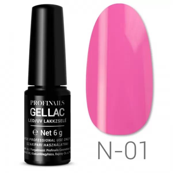 Profinails Gel Lac LED/UV lakkzselé 6 g No. N-01 - Neon Splash Collection