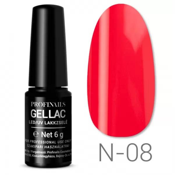 Profinails Gel Lac LED/UV lakkzselé 6 g No. N-08 - Neon Splash Collection