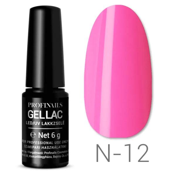 Profinails Gel Lac LED/UV lakkzselé 6 g No. N-12 - Neon Splash Collection 2.0