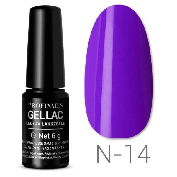 Profinails Gel Lac LED/UV lakkzselé 6 g No. N-14 ( Neon Collection ) 