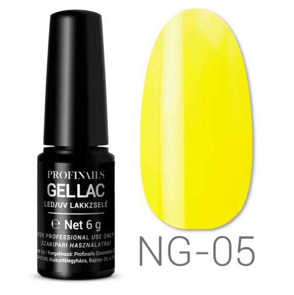 Profinails Gel Lac LED/UV lakkzselé 6 g No. NG-05 (Sötétben világít)