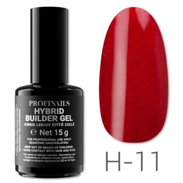 Profinails Hibrid LED/UV építő zselé 15 g H-11