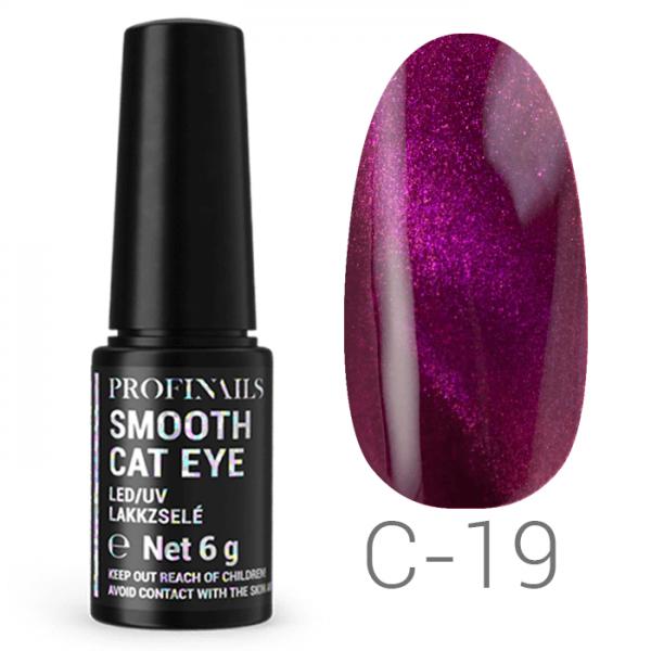 Profinails Smooth Cat Eye LED/UV lakkzselé 6g C 19