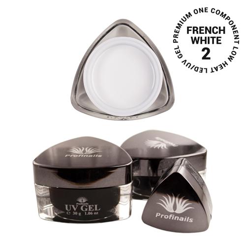 Profinails UV French white zselé #2 (Low heat, LED/UV) 15g