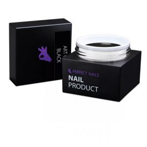 Art Gel - Műköröm Díszítő Színes Zselé - Black