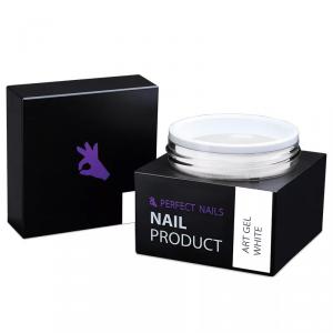 Art Gel - Műköröm Díszítő Színes Zselé - White
