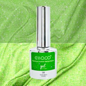 Essaco Gél Lakk - Rainbow Crushed Diamond - 10Ml - 008