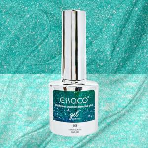 Essaco Gél Lakk - Rainbow Crushed Diamond - 10Ml - 009