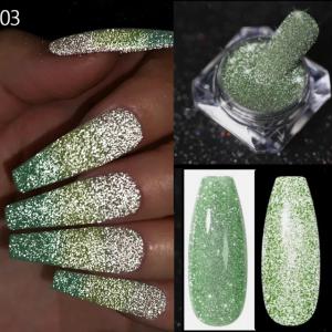 Flash Fényvisszaverő por 3g #508 Green