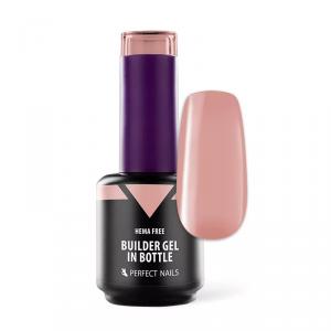 HEMA FREE Builder Gel in Bottle - Színezett üveges építőzselé 15ml -(Hema és TPO MENTES!)- Cover Peach