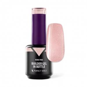 HEMA FREE Builder Gel in Bottle - Színezett üveges építőzselé 15ml - Sparkling Rose