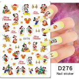 Karácsonyi Körömmatrica Mickey Minnie D276