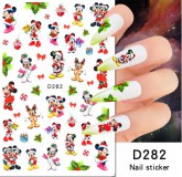 Karácsonyi Körömmatrica Mickey Minnie D282