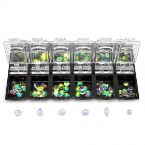 Körömékszer szett 12 reteszes Clear AB