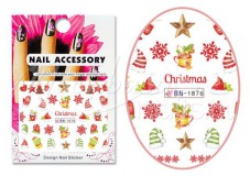 Kuckózós karácsony Akril hatású matrica BN-1876 #77