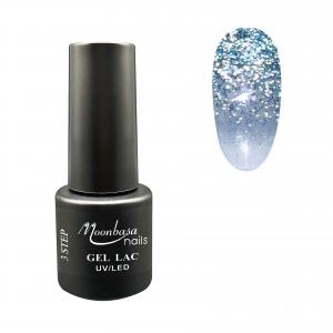 MBSN 3step géllakk 4ml  #229 Kék gyémántpor FLASH EFFECT