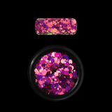 Moyra Holo glitter mix No.13 Keméleon pink