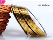 Műköröm díszítő csík 4-Gold