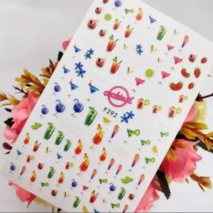 Nyári körömmatrica F292