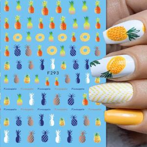 Nyári körömmatrica F293 Ananász