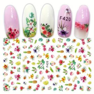 Nyári körömmatrica F420