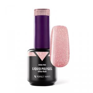 Perfect Nails Liquid Polygel - Glitter Nude - 15ml