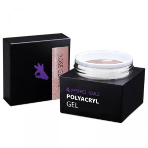 Perfect PolyAcryl Gel - Polygel Rose Glitter 15g