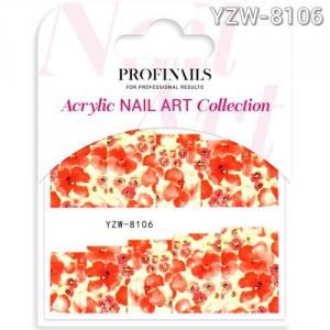 Profinails Acrylic Nail Art Matrica YZW-8106