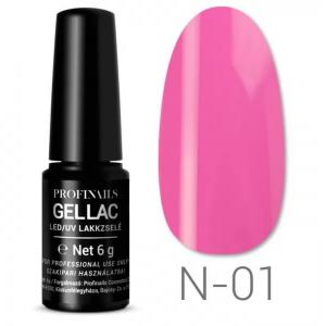 Profinails Gel Lac LED/UV lakkzselé 6 g No. N-01 - Neon Splash Collection