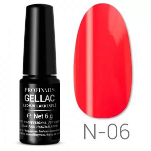 Profinails Gel Lac LED/UV lakkzselé 6 g No. N-06 - Neon Splash Collection