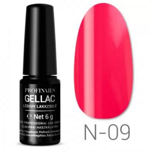 Profinails Gel Lac LED/UV lakkzselé 6 g No. N-09 - Neon Splash Collection