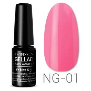 Profinails Gel Lac LED/UV lakkzselé 6 g No. NG-01 (Sötétben világít)