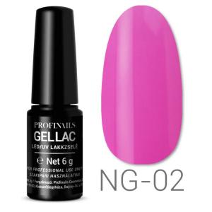 Profinails Gel Lac LED/UV lakkzselé 6 g No. NG-02 (Sötétben világít)