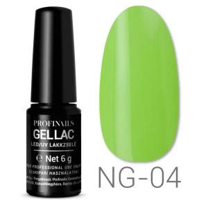 Profinails Gel Lac LED/UV lakkzselé 6 g No. NG-04 (Sötétben világít)