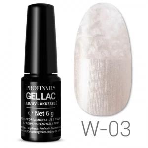 Profinails Gel Lac LED/UV lakkzselé 6 g No. W-03 ( Wedding Collection )