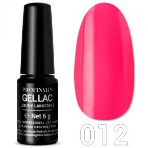 Profinails LED/UV lakkzselé 6 g No. 012 - Élénk neon pink