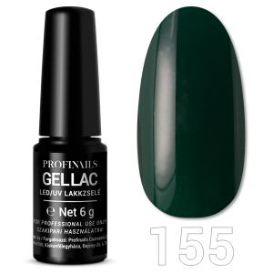 Profinails LED/UV lakkzselé 6 g No. 155 - Pine Green/Fenyő Zöld