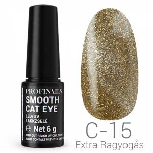 Profinails Smooth Cat Eye LED/UV lakkzselé 6g C 15