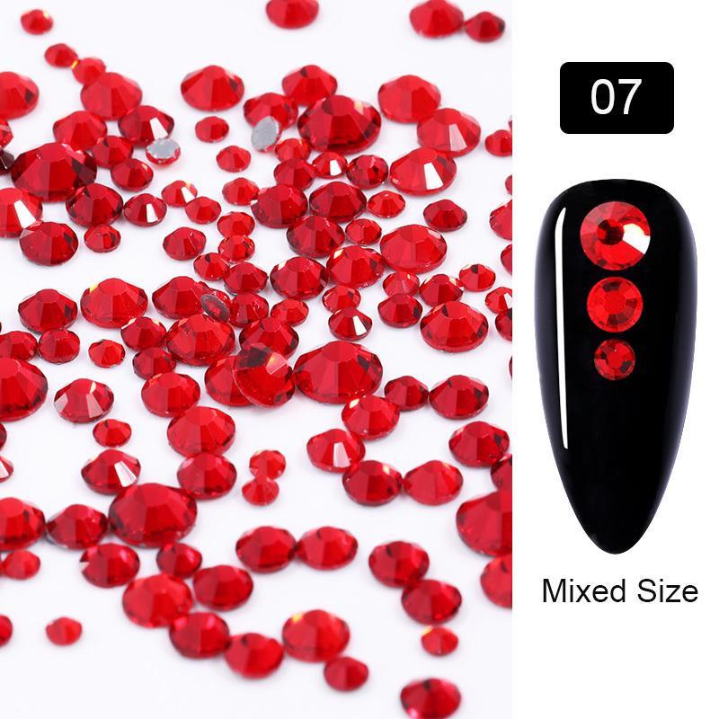 Vegyes méretű kristálykő 720 db 8. Siam