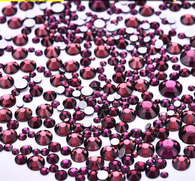 Vegyes méretű kristálykő 720 db 9. Dark Amethyst