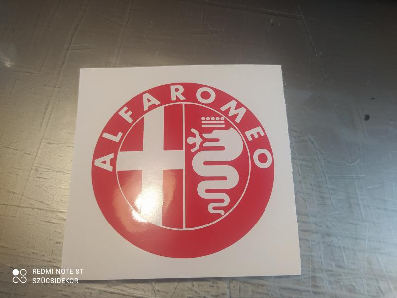 Alfa Romeo logó matrica (M1)
