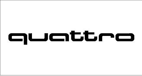 Audi Quattro matrica (M1) /EU-HU/