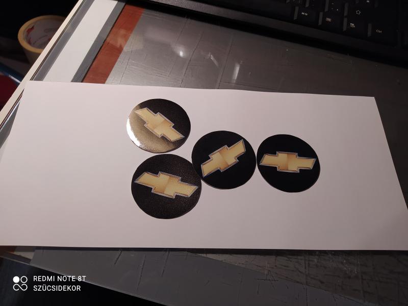 Chevrolet felni/dísztárcsa matrica szett /EU-HU/