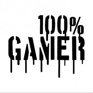 100% Gamer matrica (M1) /EU-HU/